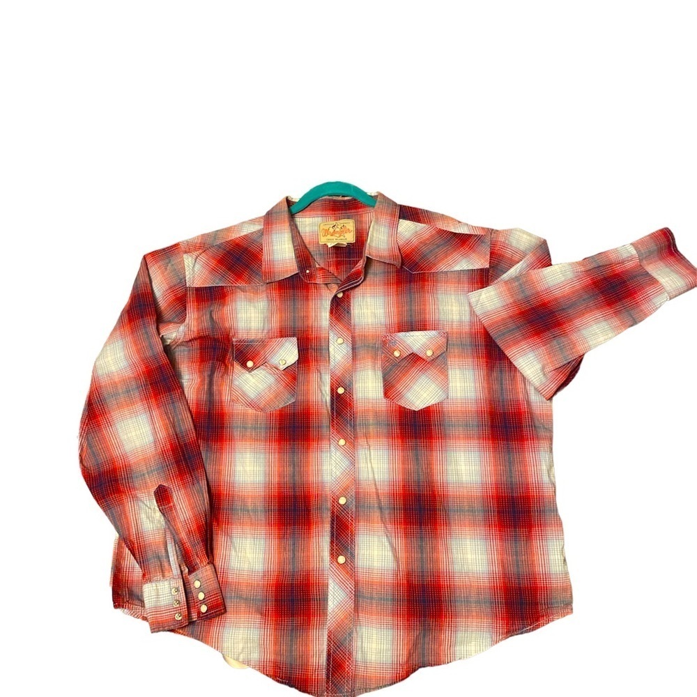 Wrangler mens long sleet cowboy shirt. SZ XXL